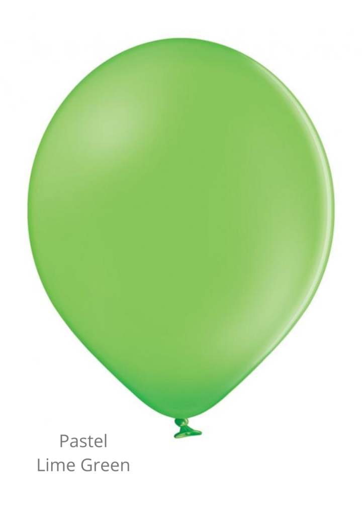 Balon zielony pastel LIME GREEN 30cm
